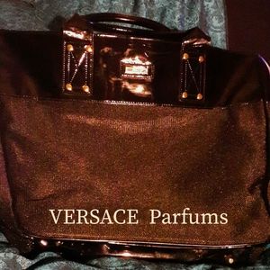 VERSACE  Black  Tote Purse